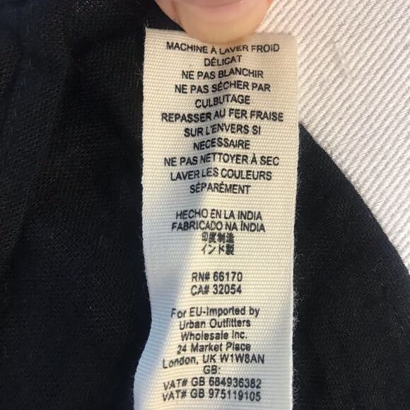 Free People Embroidered Rhinestone Floral Long Sleeve Whimsigoth Dress. XS - Picture 5 of 8